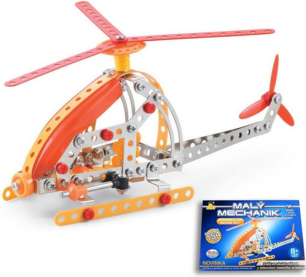Made Stavebnice Malý mechanik Helikoptéra - obrázek 1