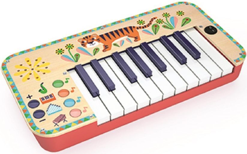 Djeco malované klávesy - syntetizér uni - obrázek 1