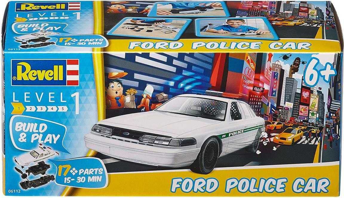 REVELL Build & Play auto 06112 - Ford Police Car (1:25) - obrázek 6