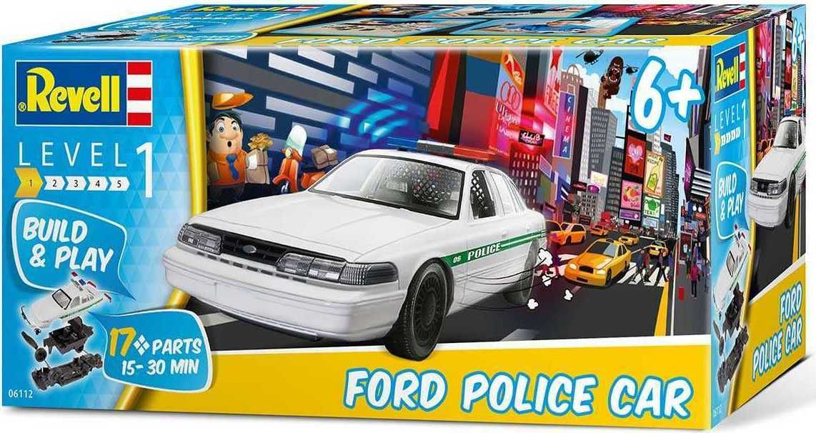 REVELL Build & Play auto 06112 - Ford Police Car (1:25) - obrázek 9