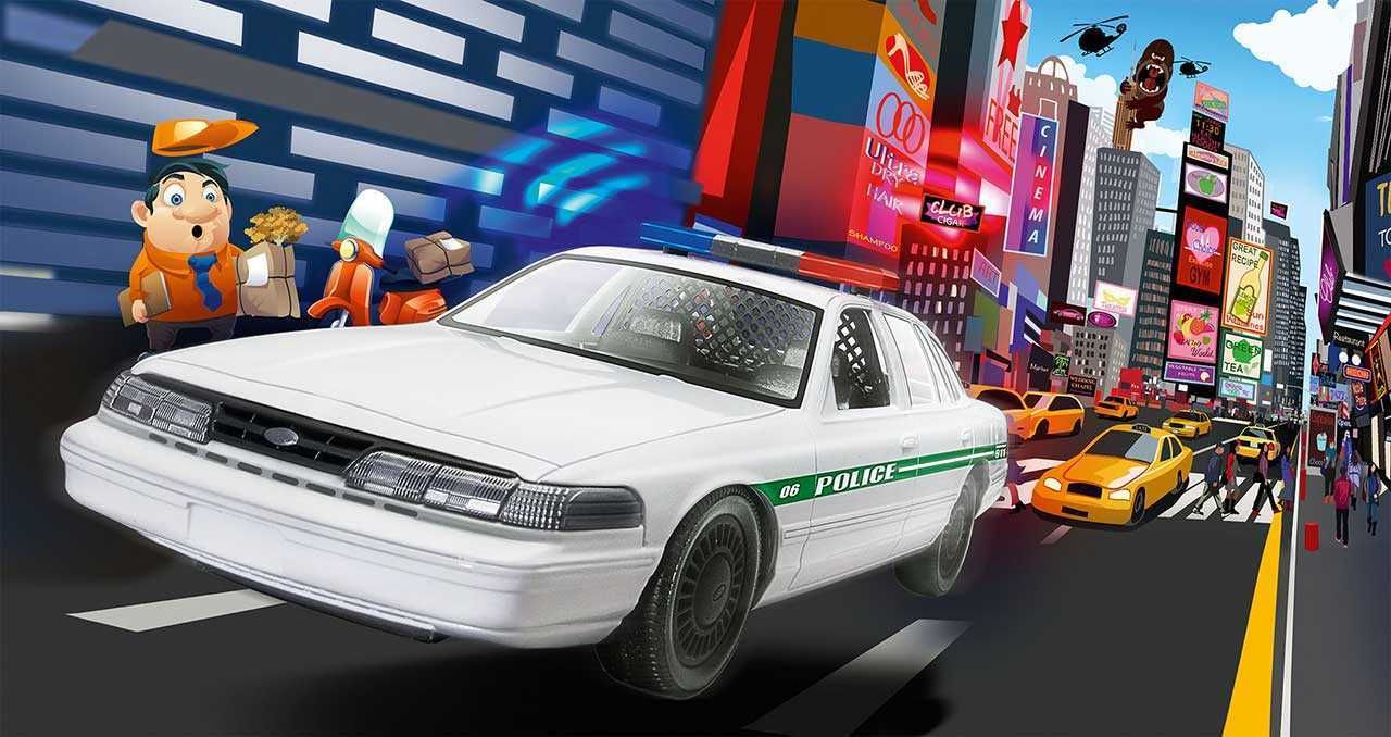 REVELL Build & Play auto 06112 - Ford Police Car (1:25) - obrázek 10