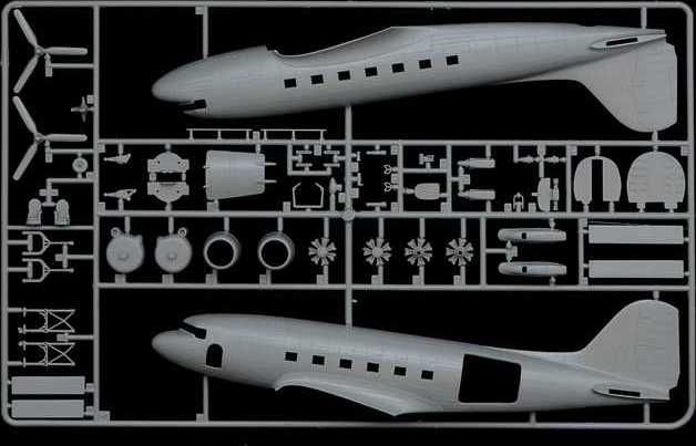 ITALERI Model Kit letadlo 1338 - DAKOTA Mk.III (1:72) - obrázek 4