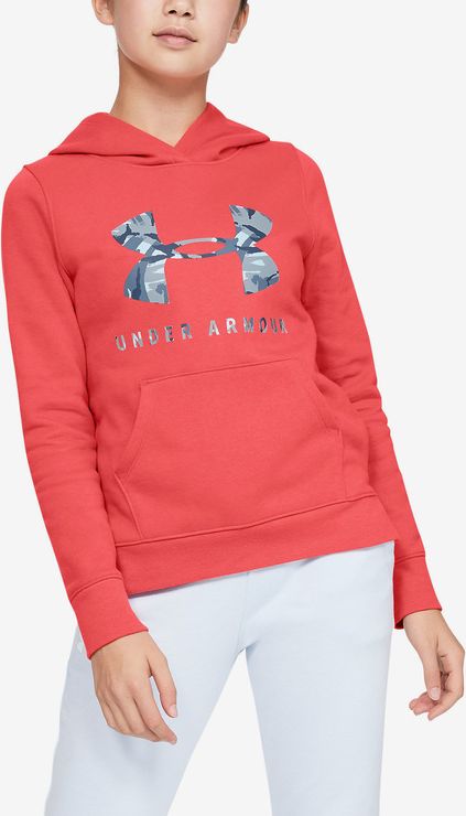 Rival Mikina dětská Under Armour | Červená | Dívčí | XS - obrázek 1