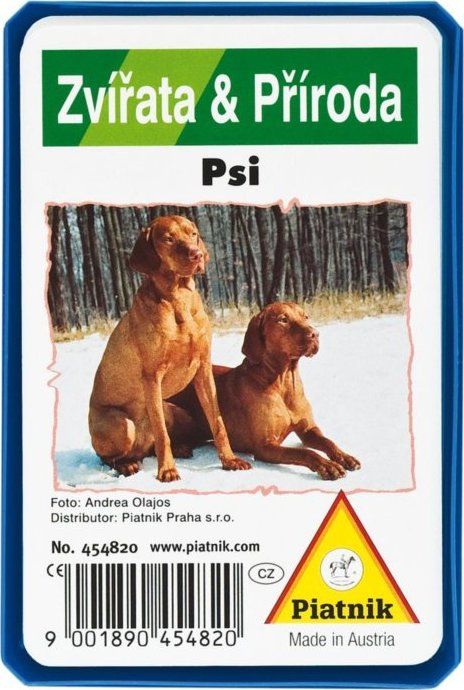 Dětské karty Kvarteto - Psi, PIATNIK - obrázek 1