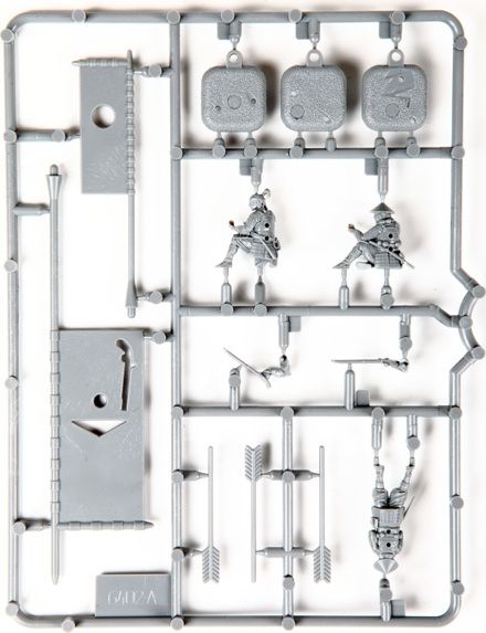 ZVEZDA Wargames (SB) figurky 6402 - Ashigaru with arquebus (1:72) - obrázek 3