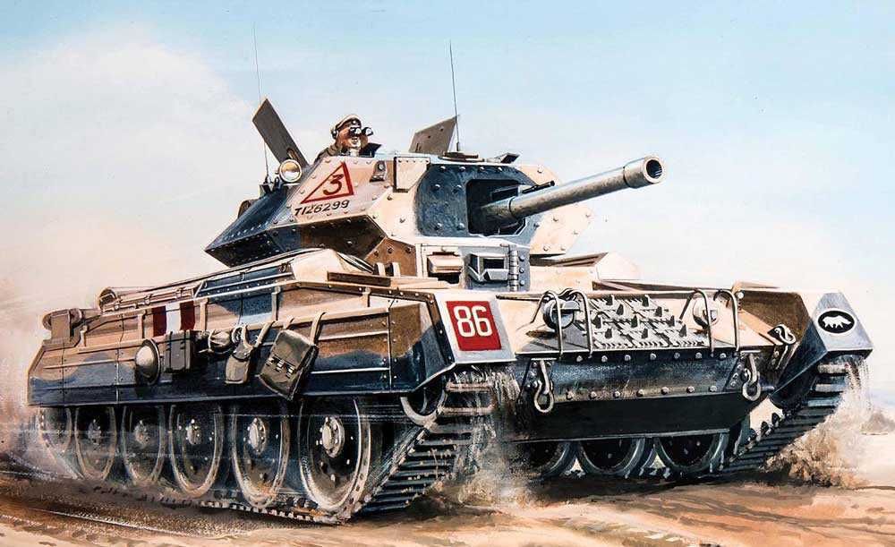 AIRFIX Classic Kit tank A08360 - Crusader MKIII Tank (1:32) - reedice - obrázek 2
