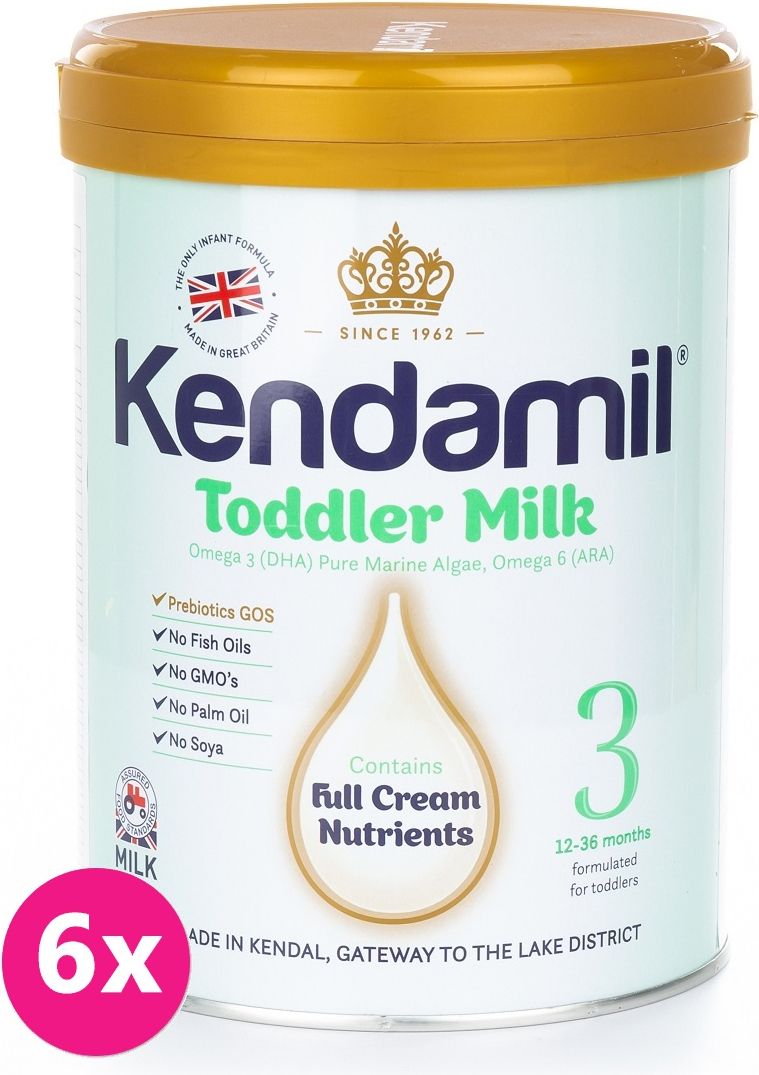 6x KENDAMIL Batolecí mléko 3 (900 g) - obrázek 1
