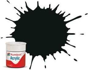 Humbrol barva akryl AB0091 - No 91 Black Green - Matt - 12ml - obrázek 1