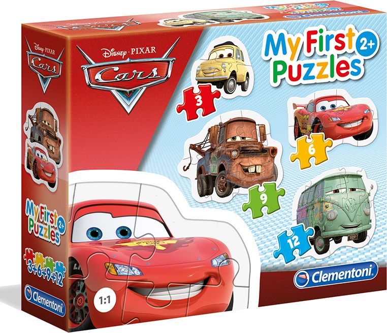 Clementoni - Puzzle 3+6+9+12, Cars - obrázek 1