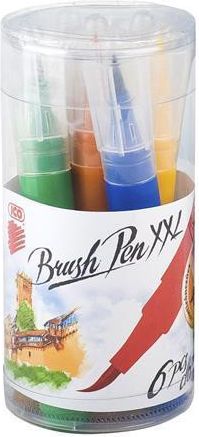 Plněné barevné štětce "XXL", 10 barev, ICO, set 10 ks - obrázek 1