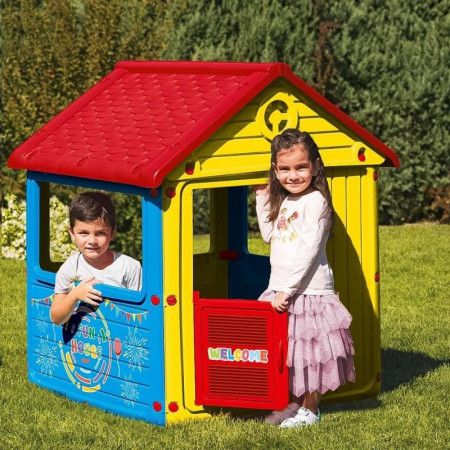 DOLU zahradní domeček plastový modrý - obrázek 1