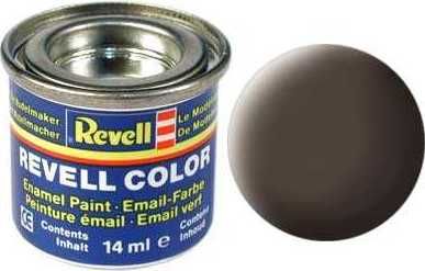 Barva Revell emailová - 32184: matná koženě hnědá (leather brown mat) - obrázek 1