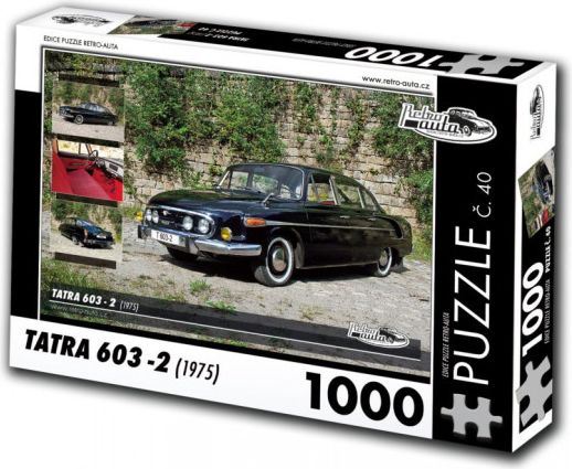 RETRO-AUTA Puzzle č. 40 Tatra 603-2 (1975) 1000 dílků - obrázek 1