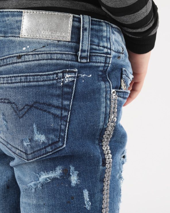 Grupeen Jeans dětské Diesel | Modrá | Dívčí | 8 let - obrázek 3