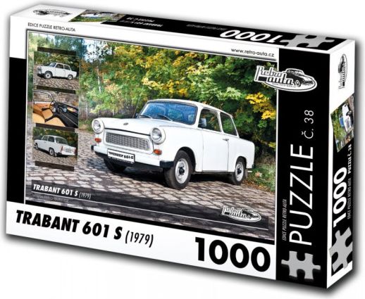 RETRO-AUTA Puzzle č. 38 Trabant 601 S (1979) 1000 dílků - obrázek 1