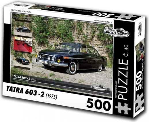 RETRO-AUTA Puzzle č. 40 Tatra 603-2 (1975) 500 dílků - obrázek 1