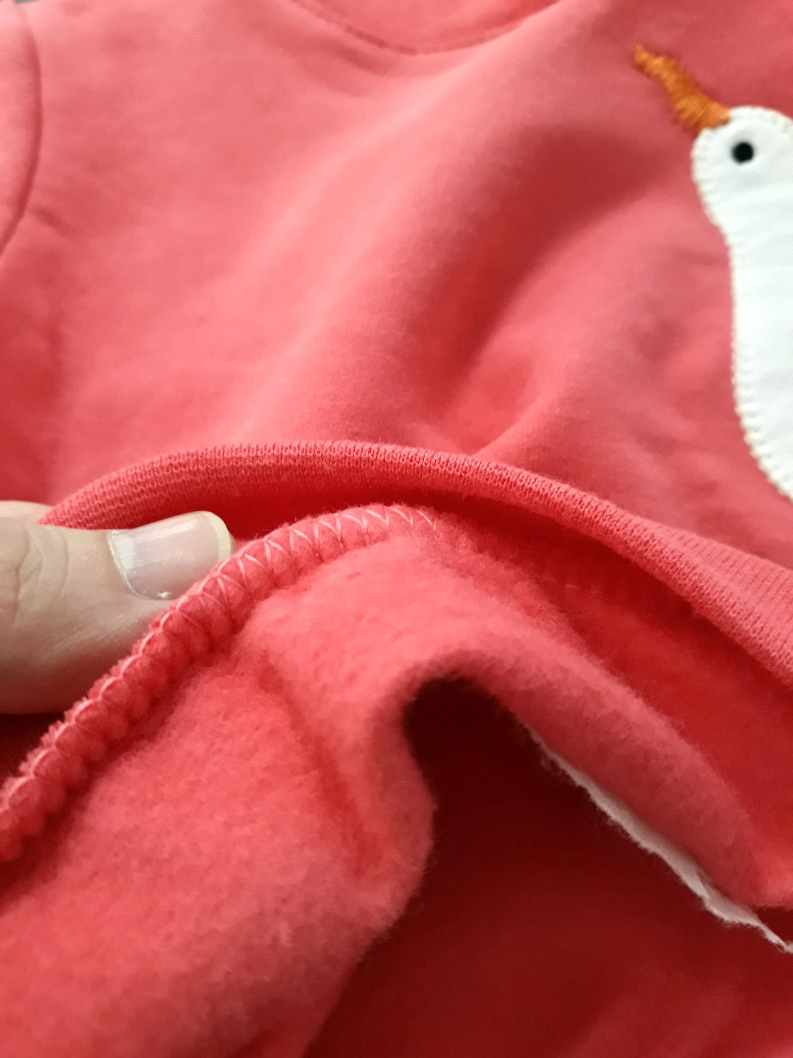 Dívčí mikina s ručně vyšívaným vzorem Cigit Kids 98 - obrázek 4