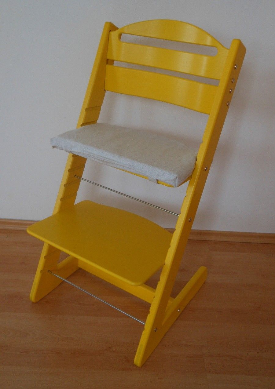 Rostoucí židle Jitro Baby žlutá - obrázek 1