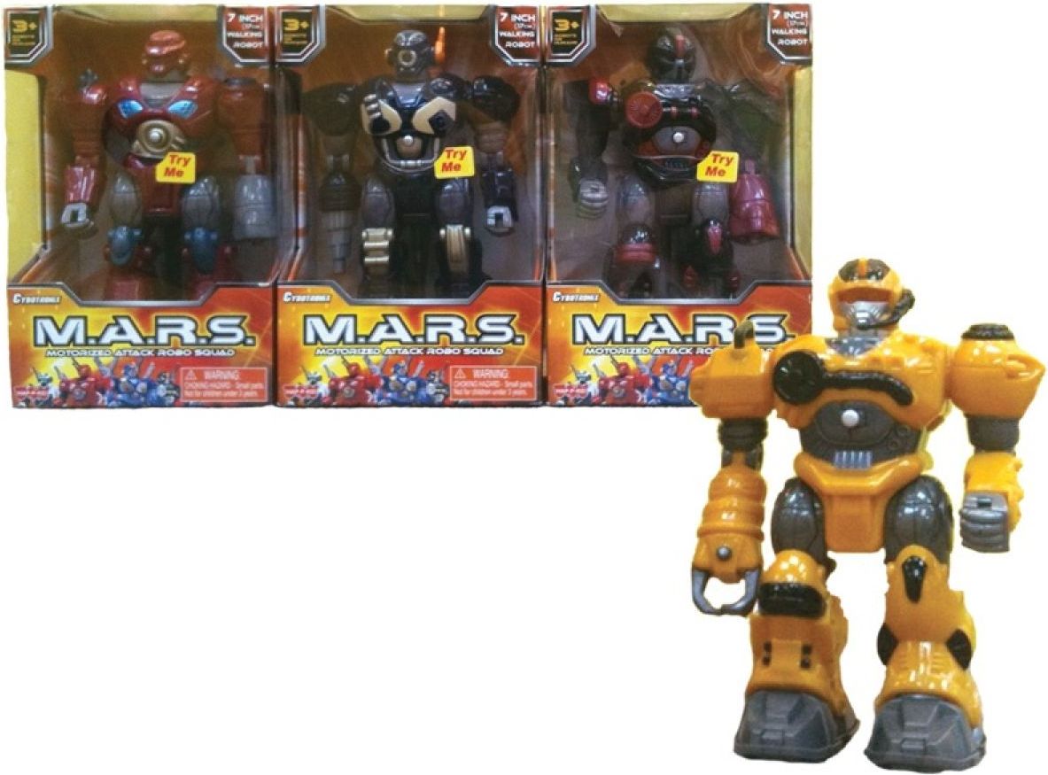 HM Studio Robot M.A.R.S. Černá - Modrá - obrázek 1