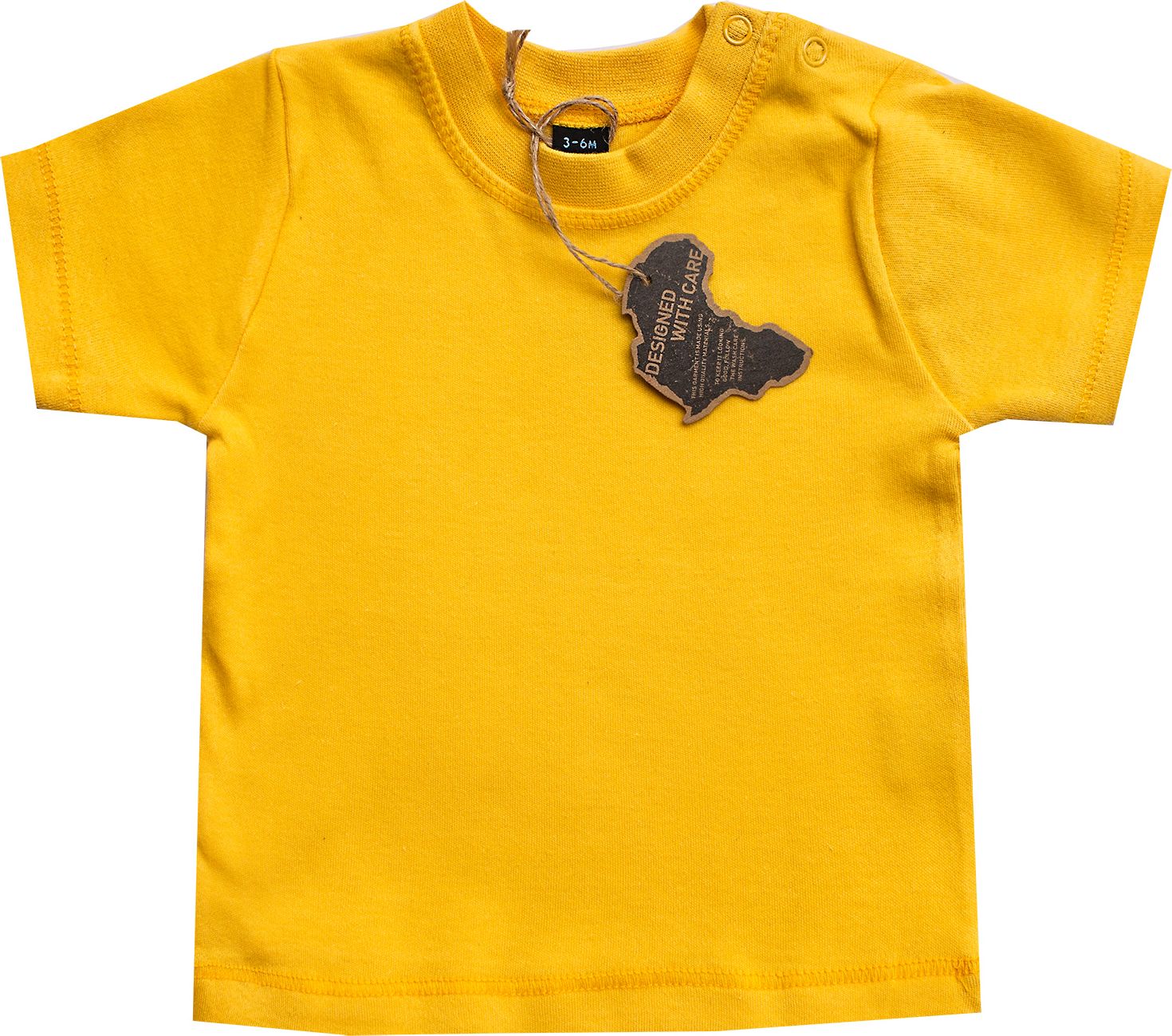 BABYBUGZ Kojenecké tričko žluté krátký rukáv Velikost: 86 - obrázek 1