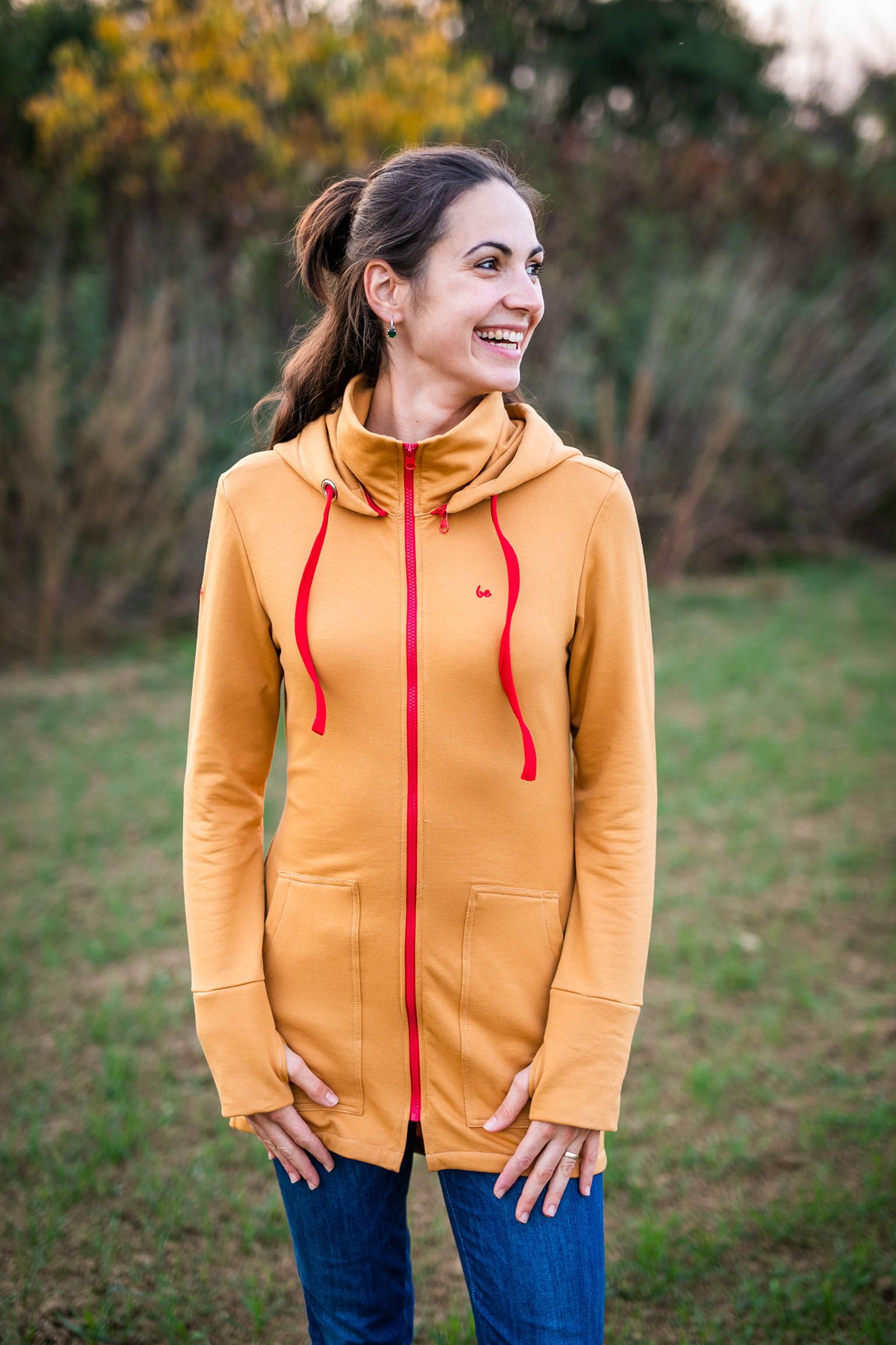 Tepláková mikina Be Lenka - Mustard Provedení: Nosící mikina s teplákovou vsádkou 2 v 1, Velikost: XL - obrázek 7
