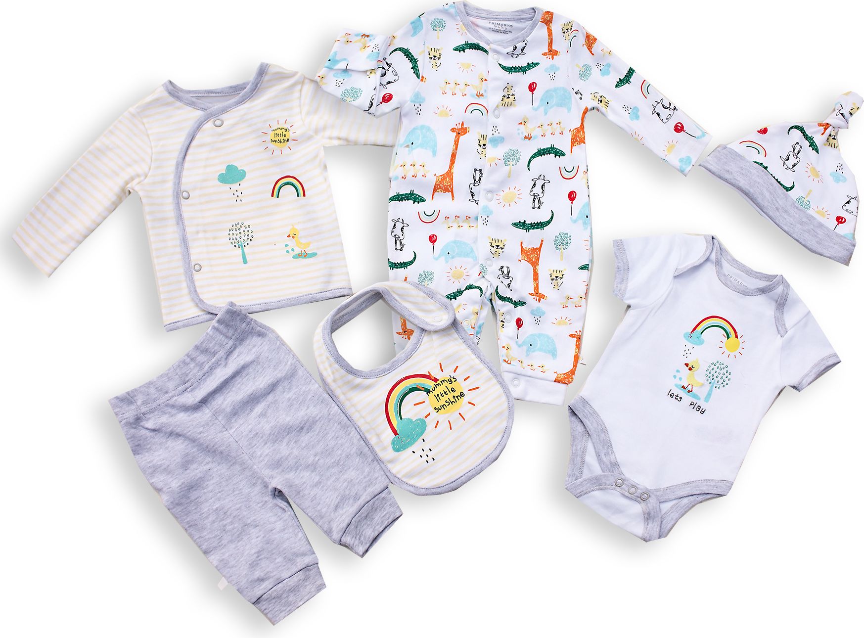 PRIMARK Kojenecký komplet do porodnice chlapecký 6 dílnný Velikost: 74 - obrázek 3