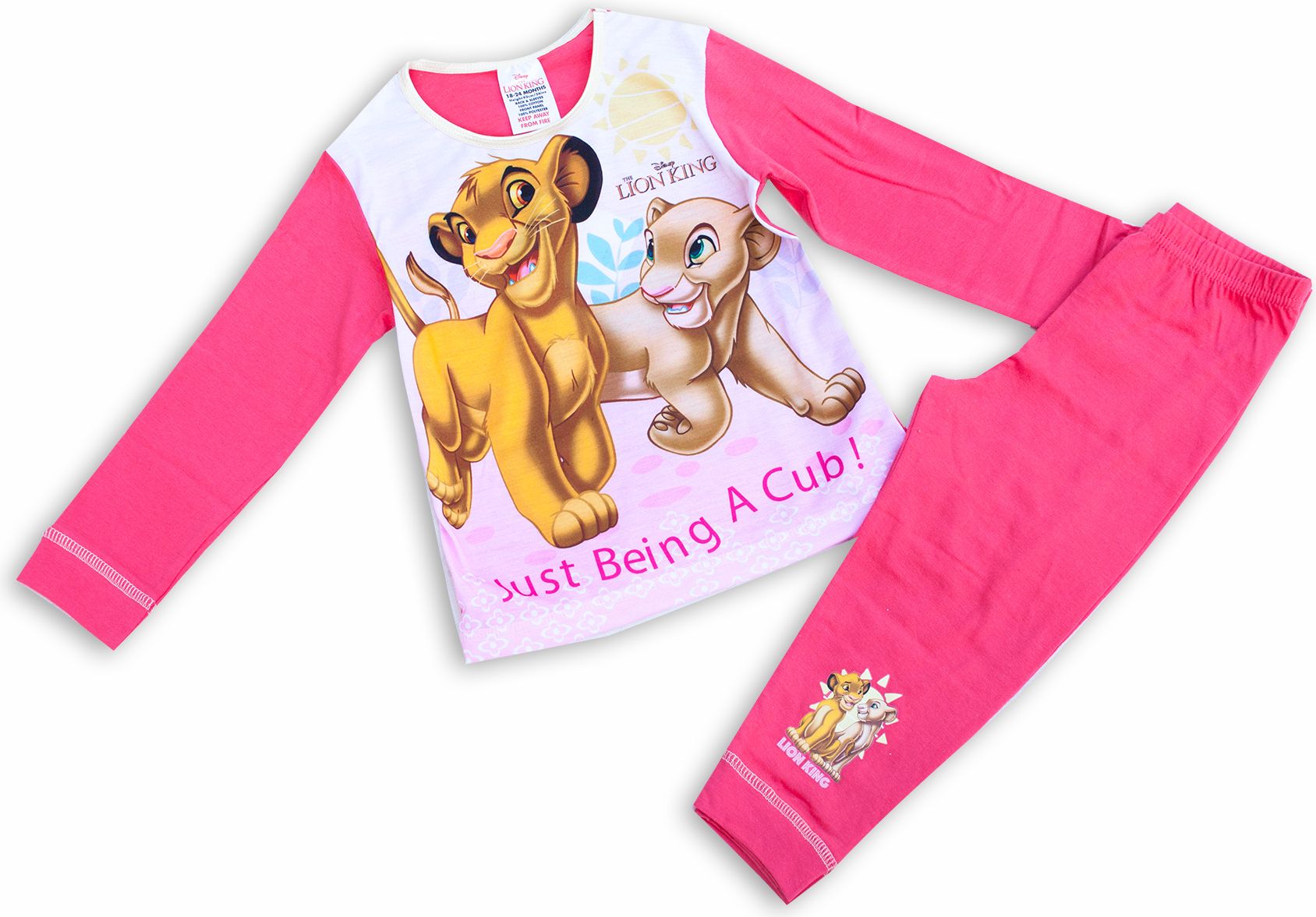 Disney Dětské pyžamo dívčí Lví král 1-5 let Velikost: 98 - obrázek 1