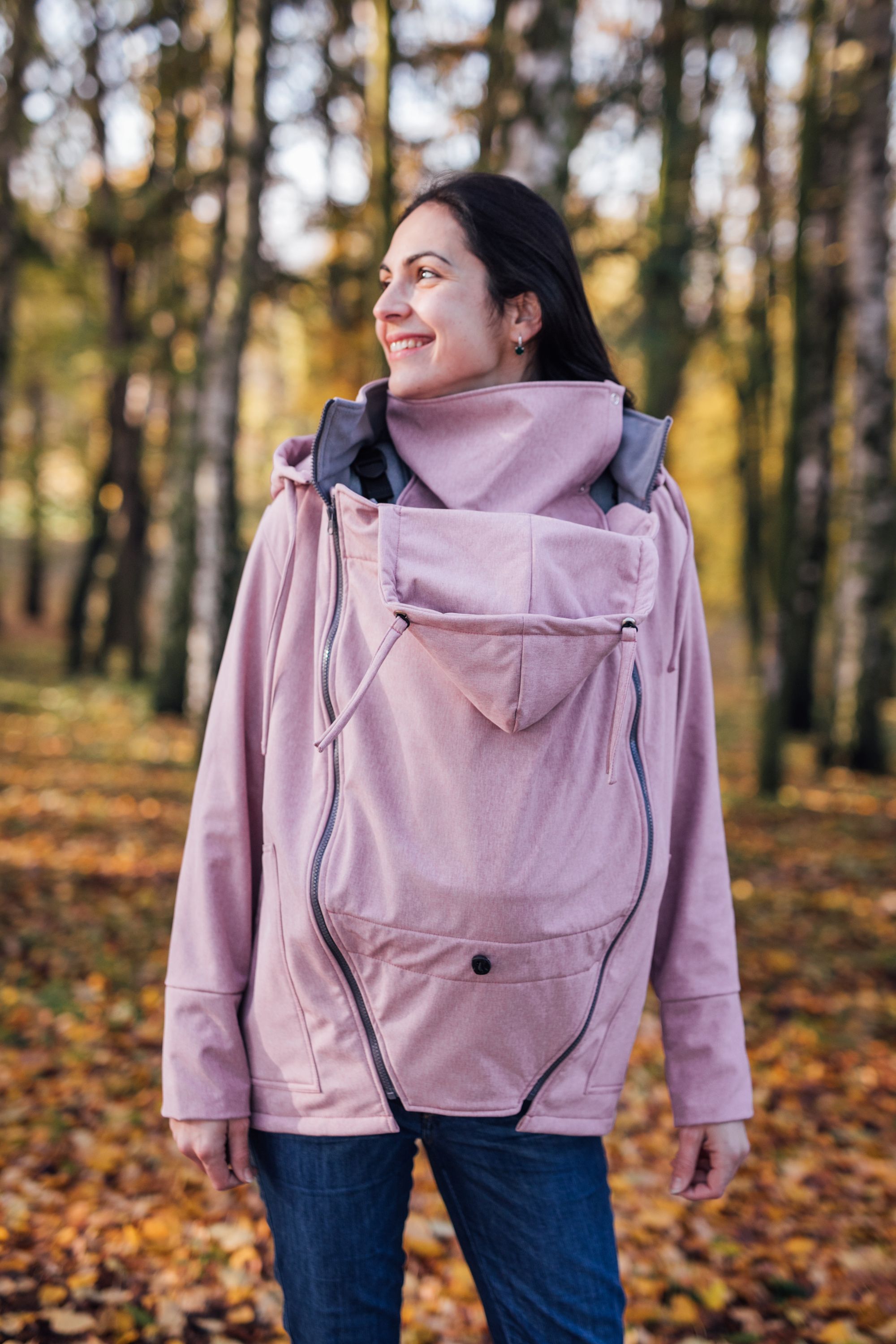 Softshellová bunda Be Lenka - Rose Pink Provedení: Nosící bunda se softshellovou vsádkou 2 v 1, Velikost: S - obrázek 1