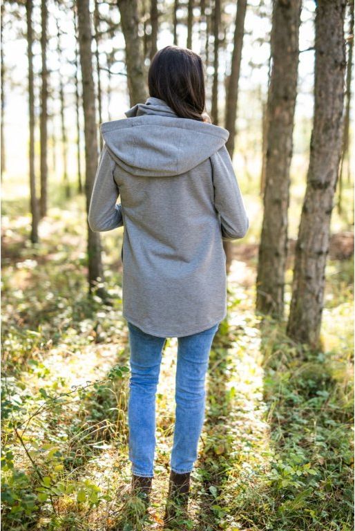 Tepláková mikina Be Lenka - Light Grey Provedení: Nosící mikina s teplákovou vsádkou 2 v 1, Velikost: XS - obrázek 4