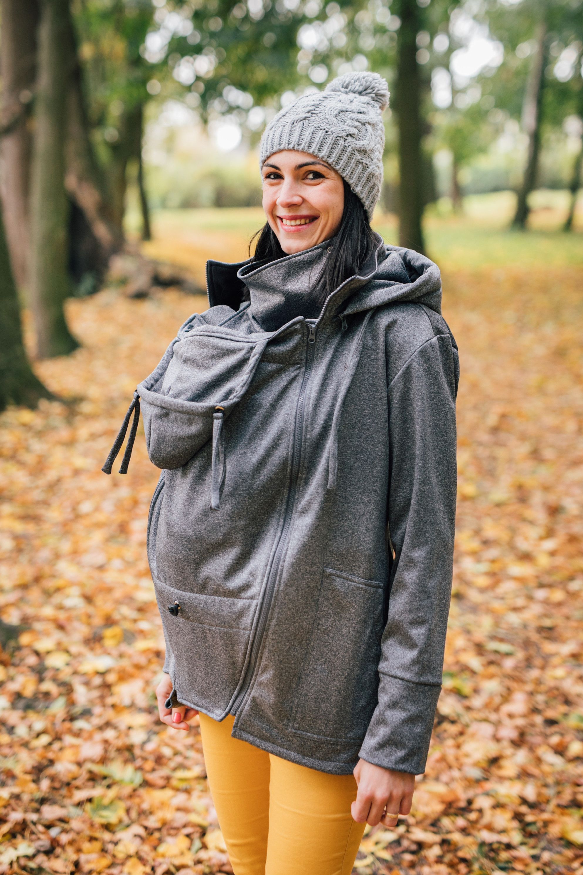 Softshellová bunda Be Lenka - Pebble Grey Provedení: Nosící bunda se softshellovou vsádkou 2 v 1, Velikost: S - obrázek 1