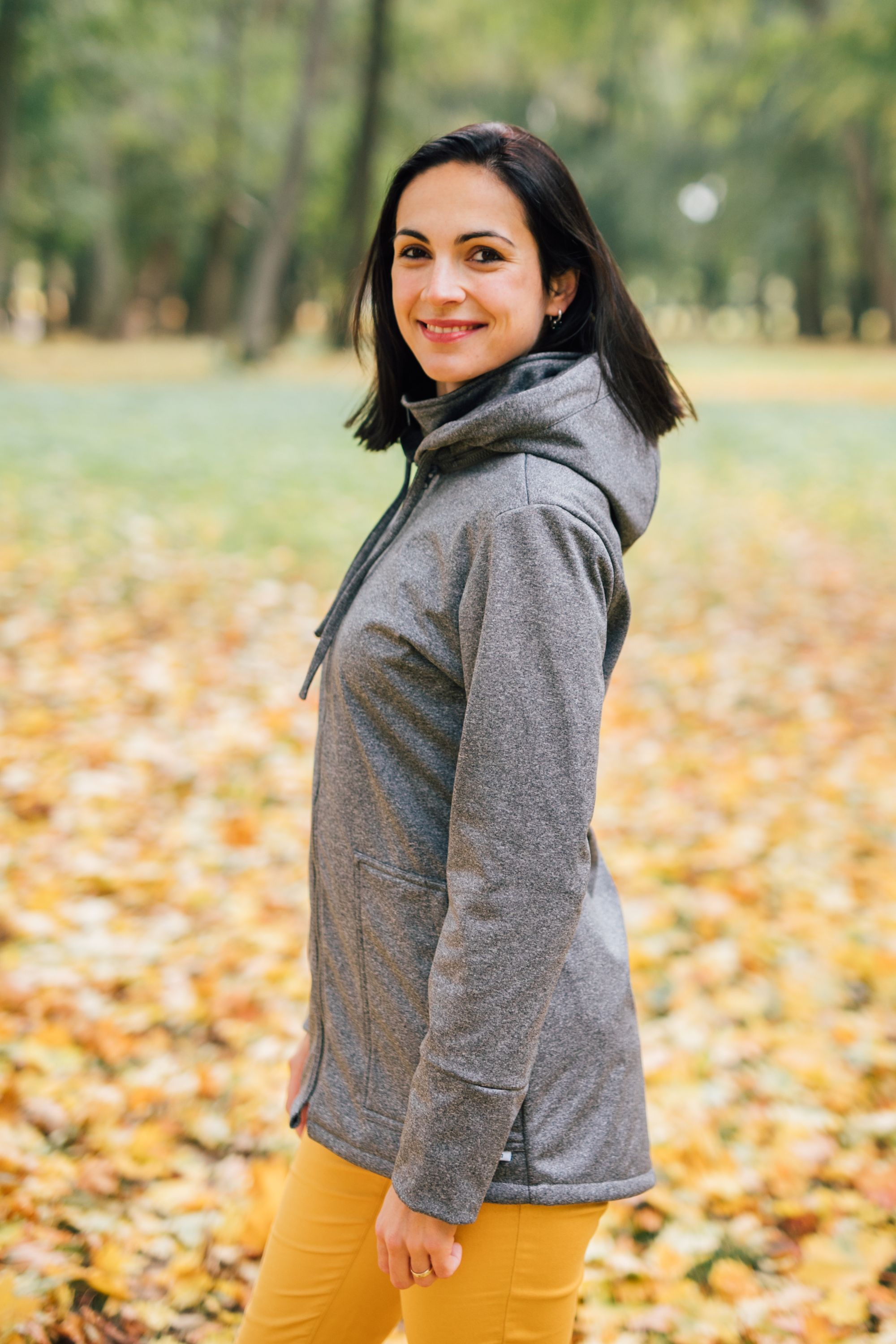 Softshellová bunda Be Lenka - Pebble Grey Provedení: Nosící bunda se softshellovou vsádkou 2 v 1, Velikost: S - obrázek 5