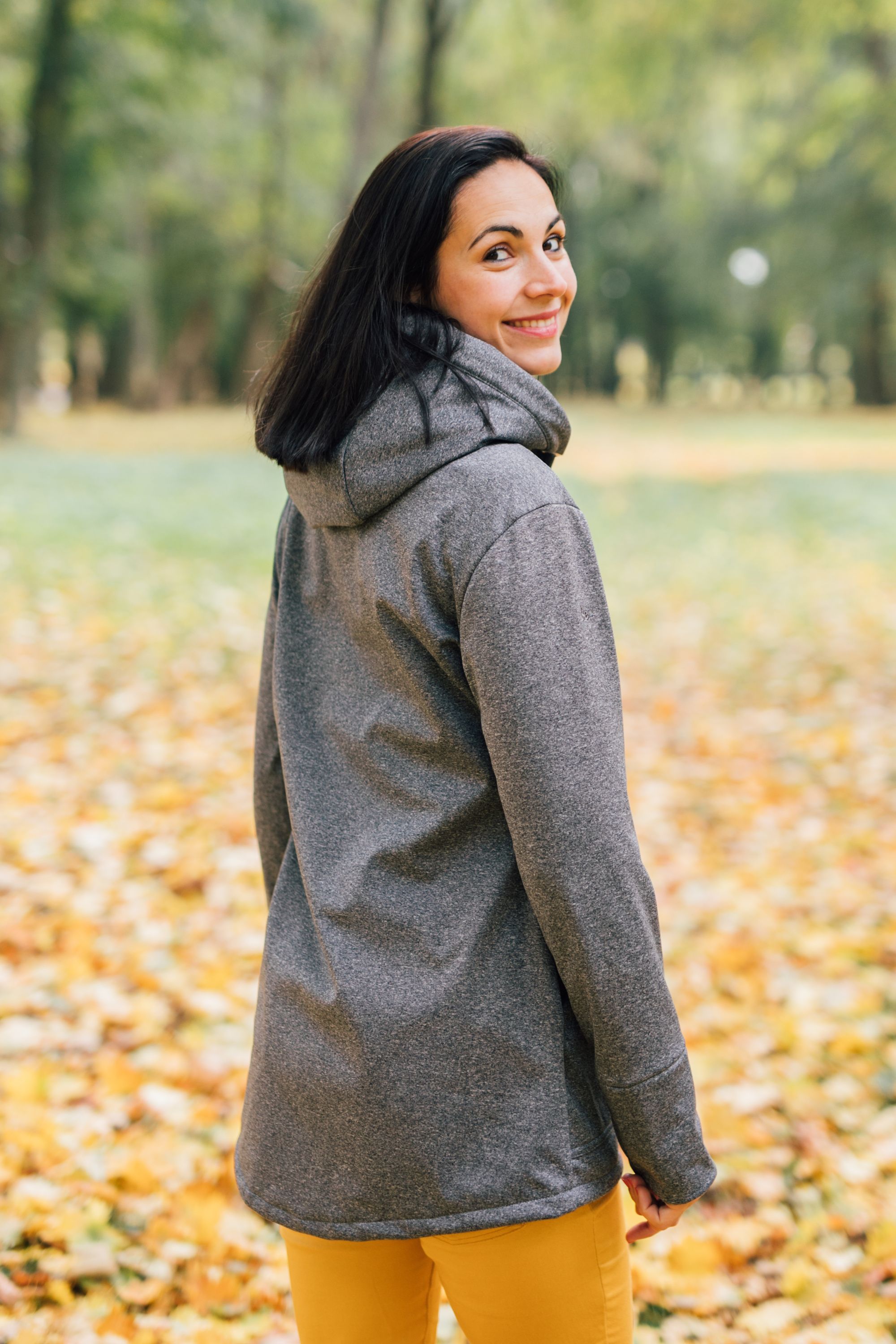 Softshellová bunda Be Lenka - Pebble Grey Provedení: Nosící bunda se softshellovou vsádkou 2 v 1, Velikost: S - obrázek 6