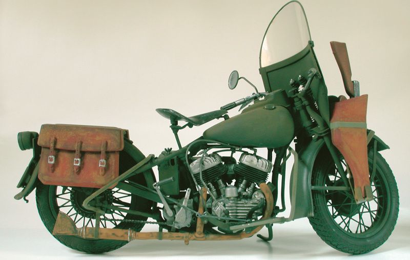 ITALERI Model Kit military 7401 - WLA 750 (1:9) - obrázek 4