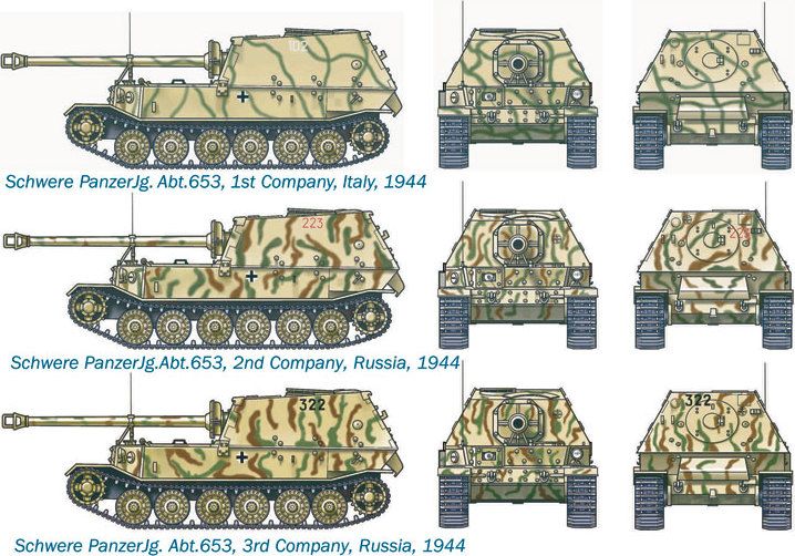 ITALERI Model Kit military 7012 - Sd. Kfz. 184 Panzerjager Elefant (1:72) - obrázek 4