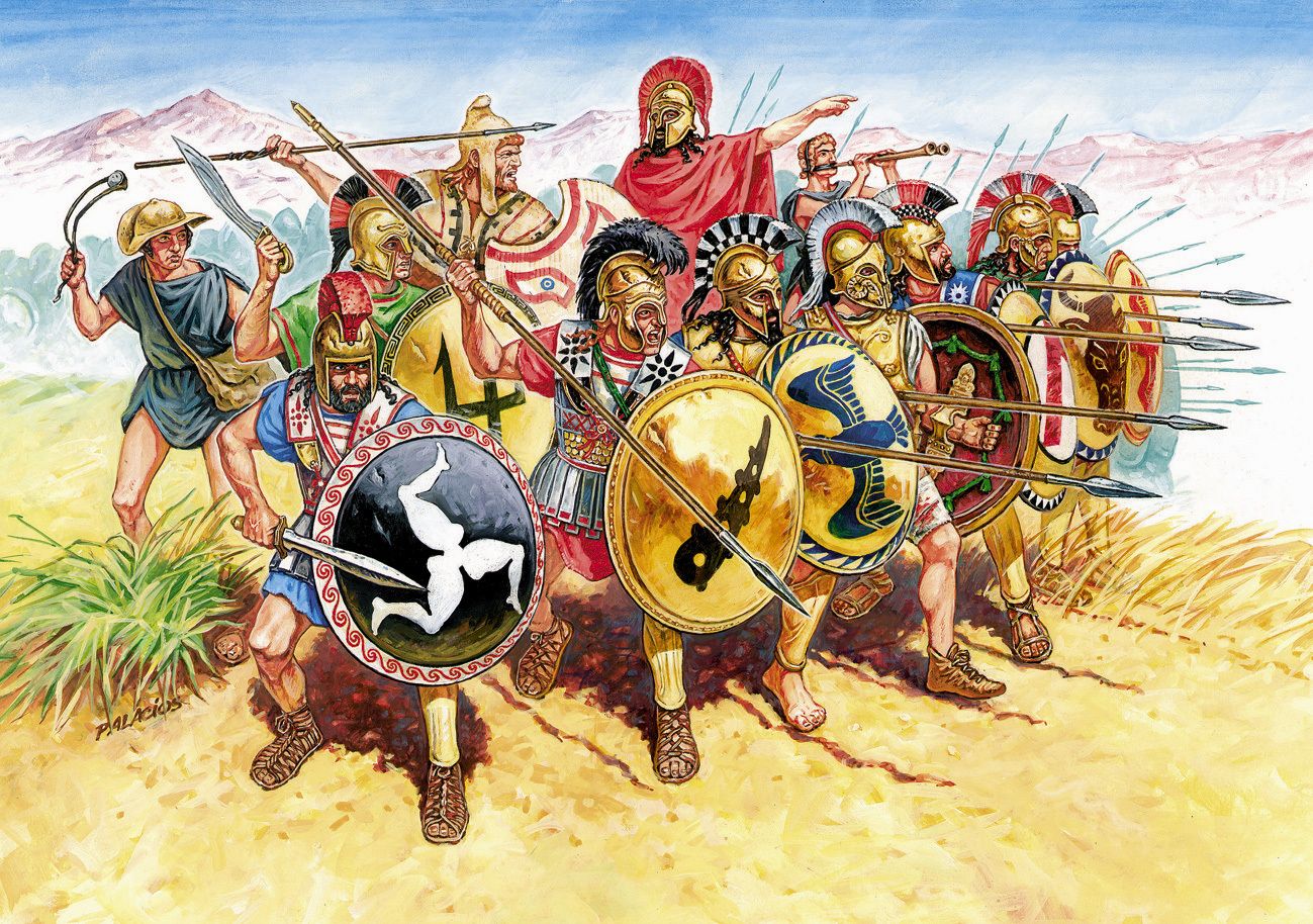 ZVEZDA Wargames (AoB) figurky 8005 - Greek Infantry V-IV B. C. (1:72) - obrázek 3