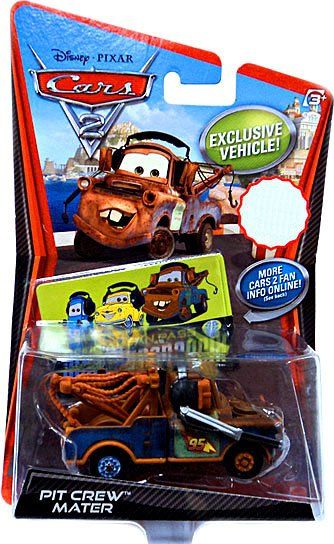 CARS 2 (Auta 2) - Pit Crew Mater + průkaz fanouška (Burák se sluchátky) - obrázek 1