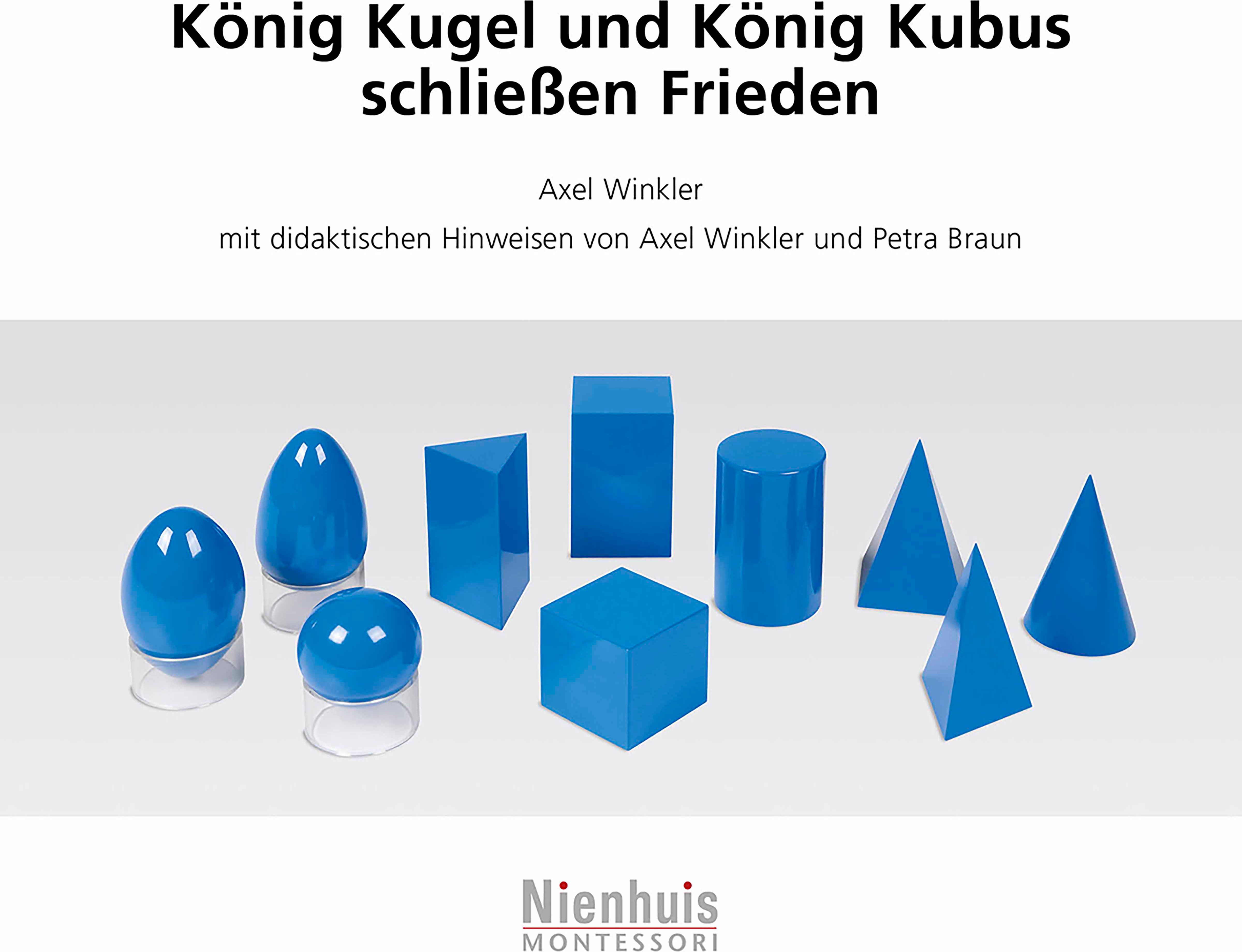 Nienhuis Montessori 68302 King Sphere And King Cube Make Peace (German version) - obrázek 1