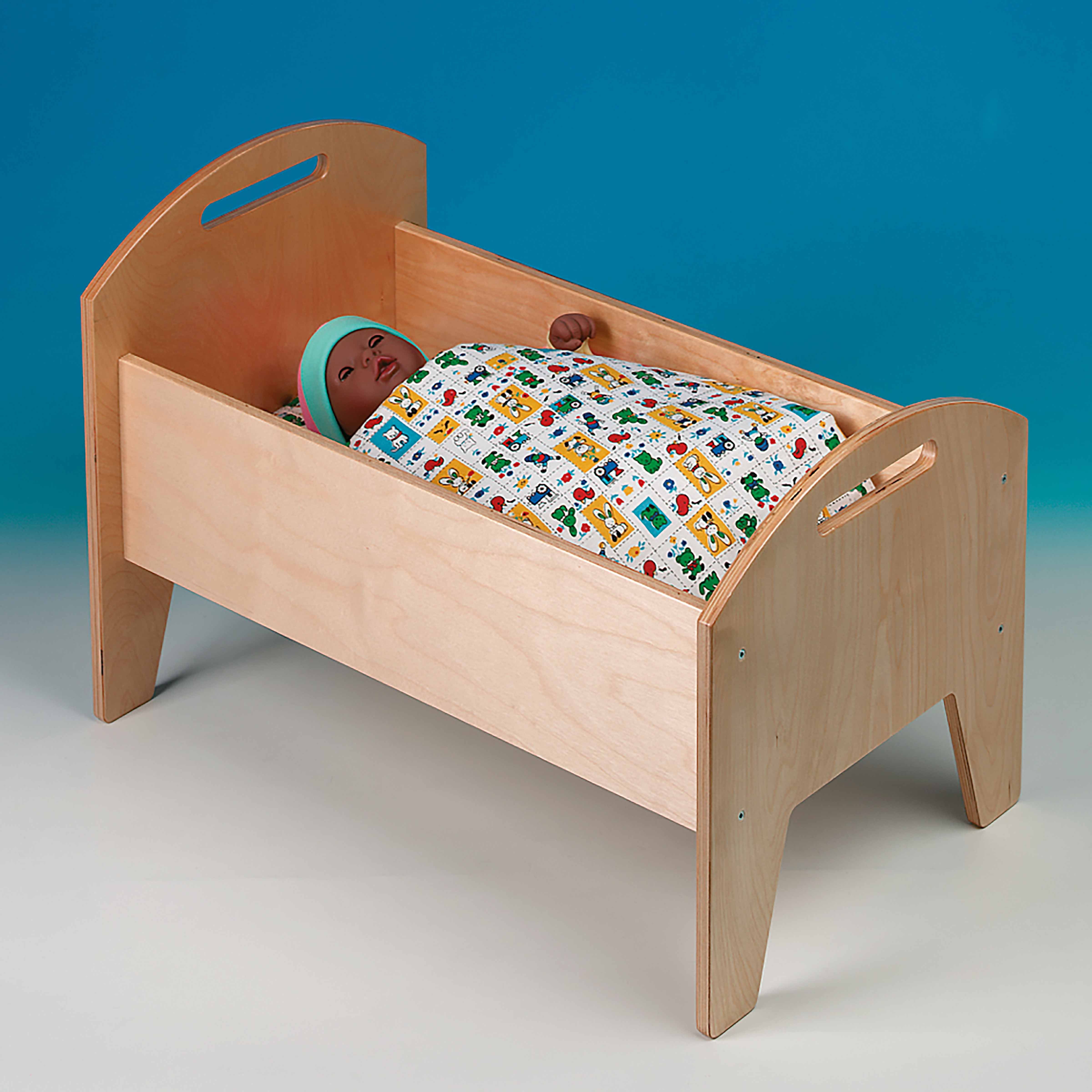Educo E522475 Doll crib wood - obrázek 1