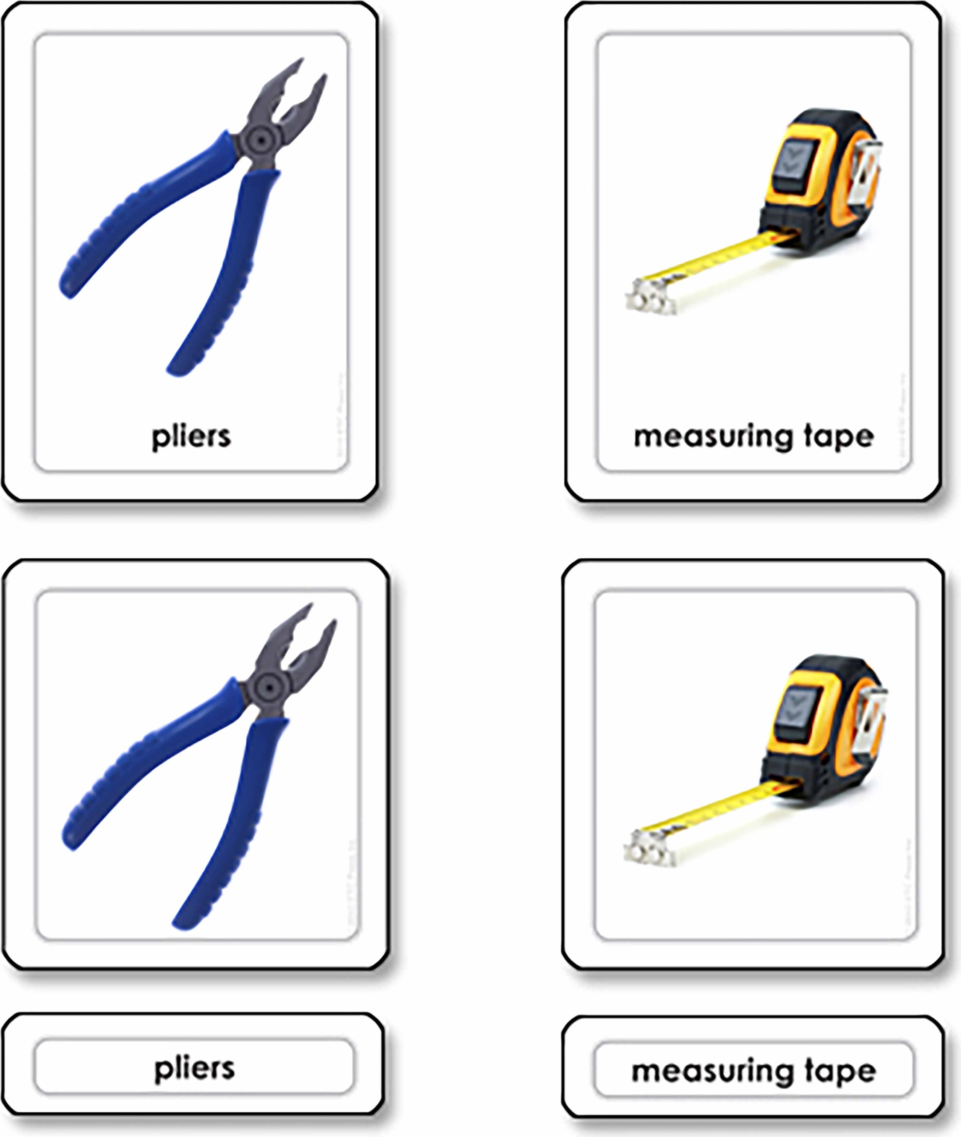 Nienhuis Montessori Tools 3 Part Cards - obrázek 1