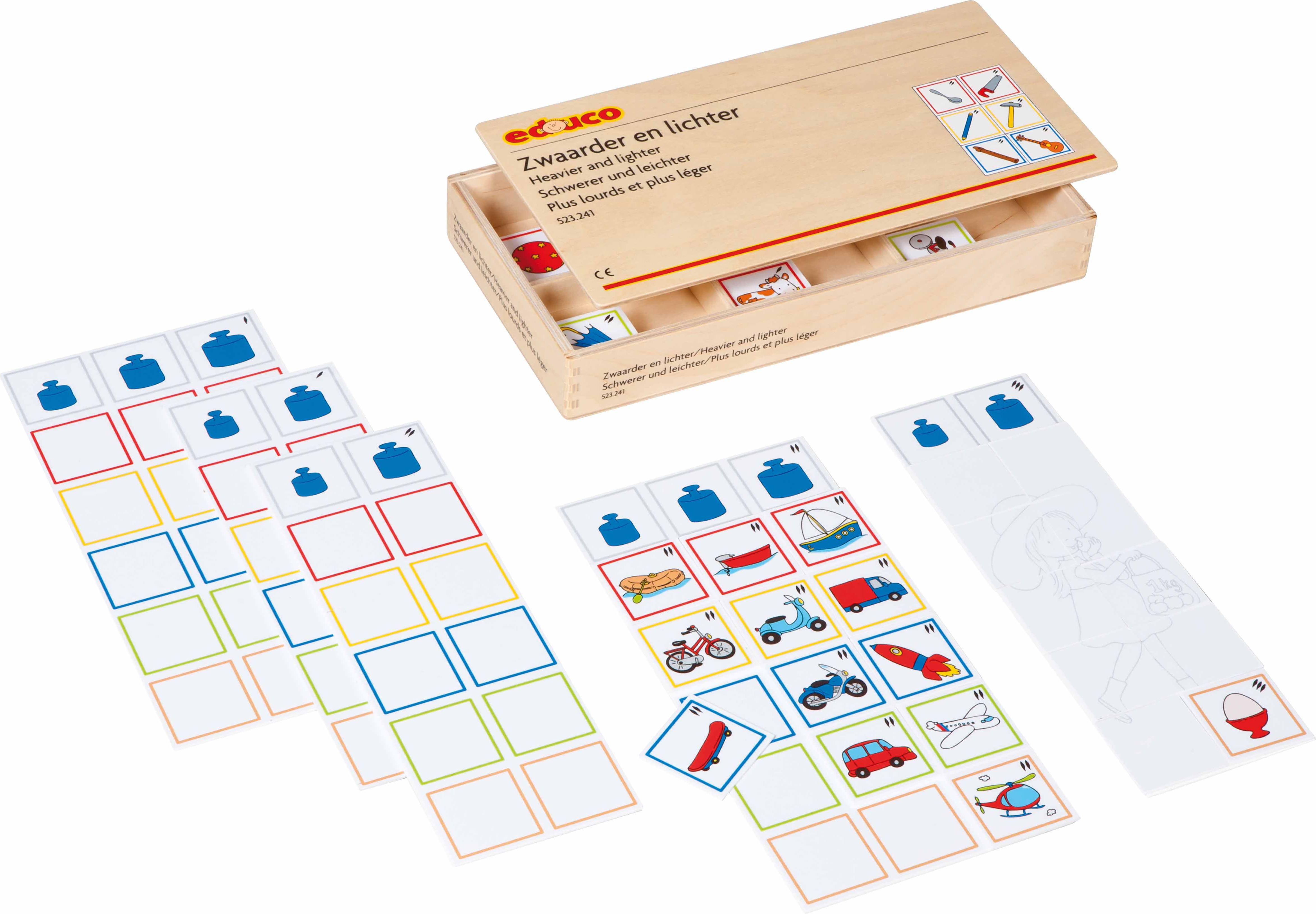Educo E523241 Těžší a lehčí - obrázek 1