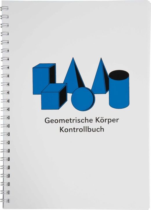 Nienhuis Montessori Kontrollbuch für die geometrischen Körper (German version) - obrázek 1