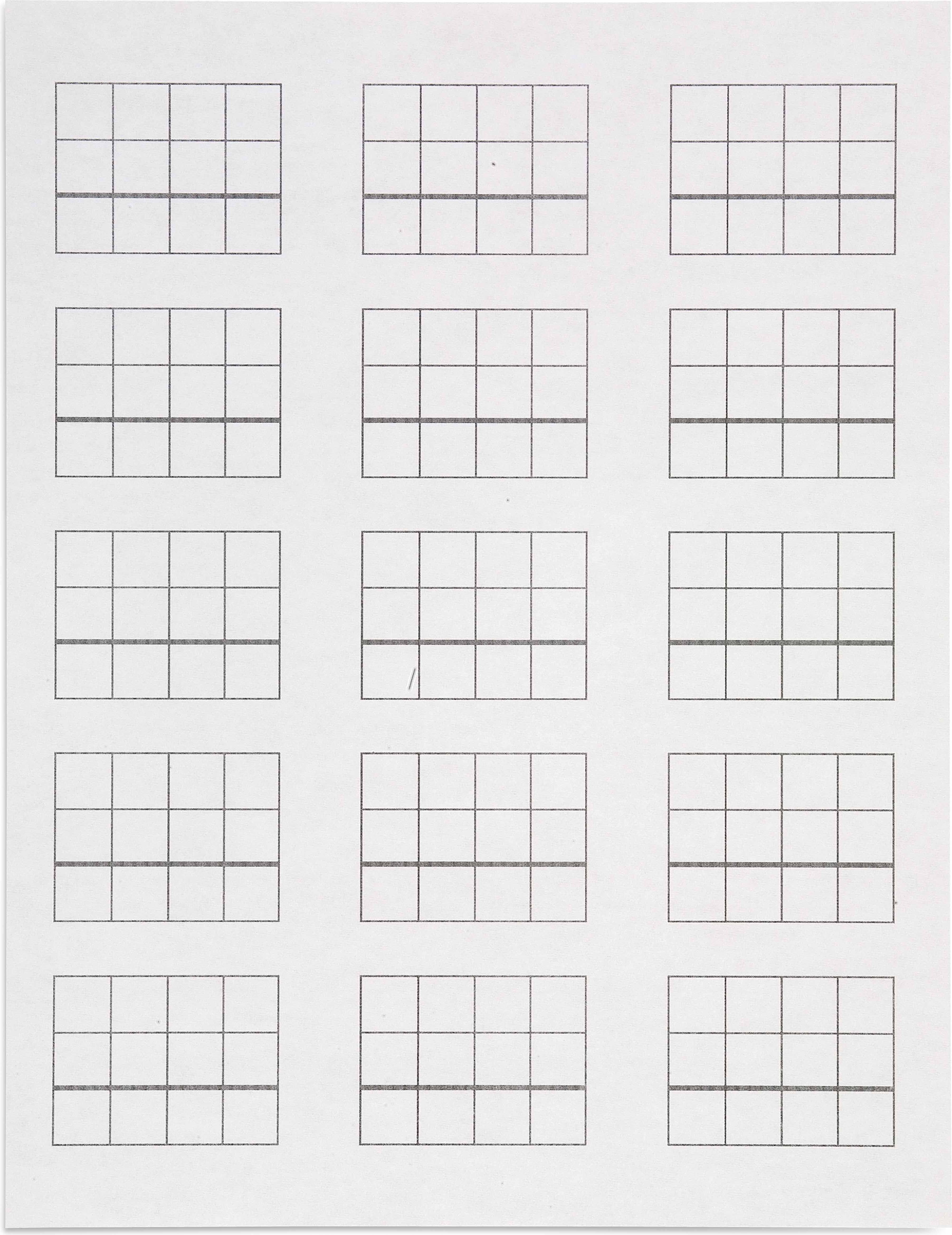 Nienhuis Montessori Stamp Game Paper: 15 Problems - obrázek 1