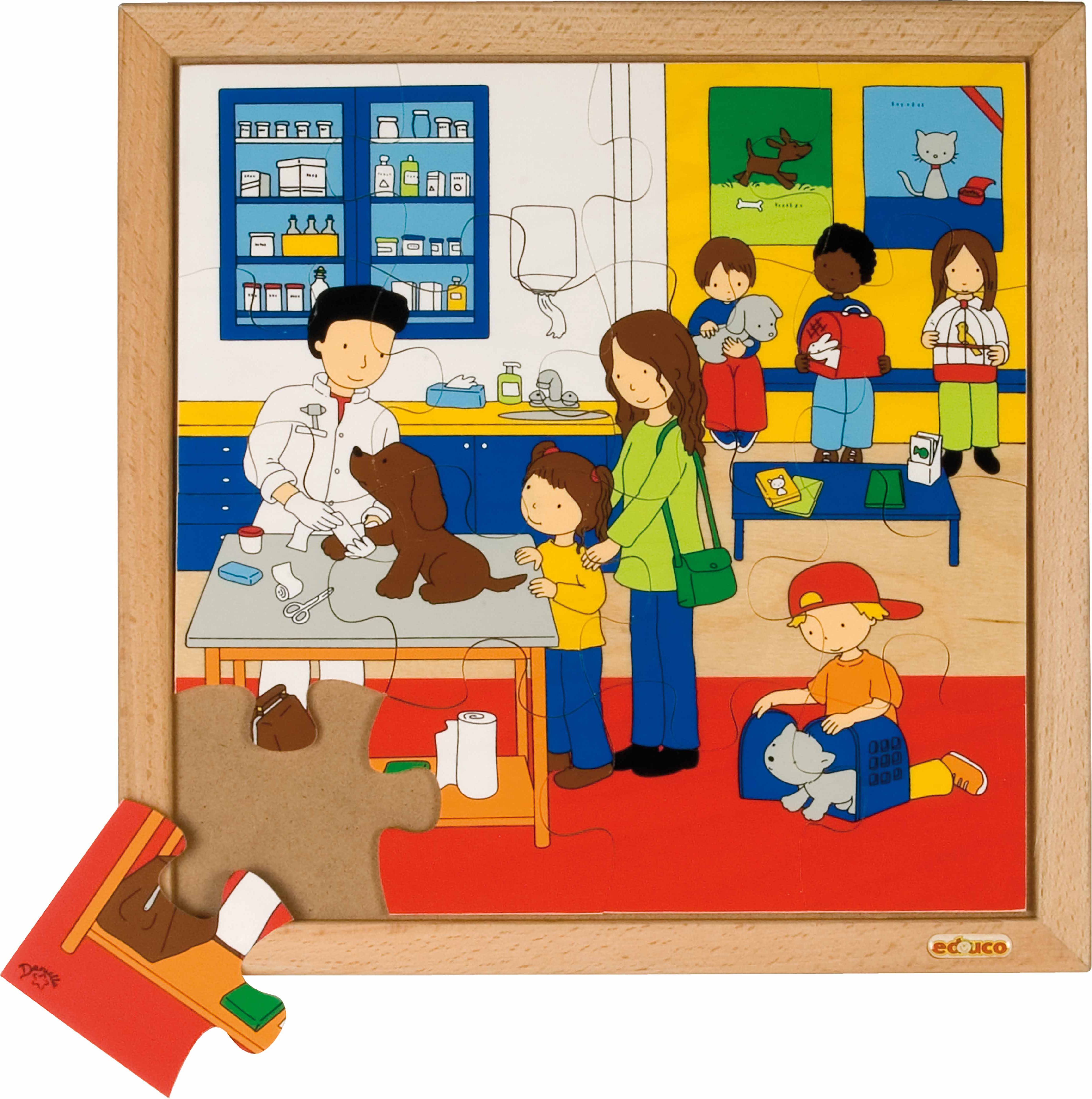 Educo E522553 Health puzzle - vet - obrázek 1