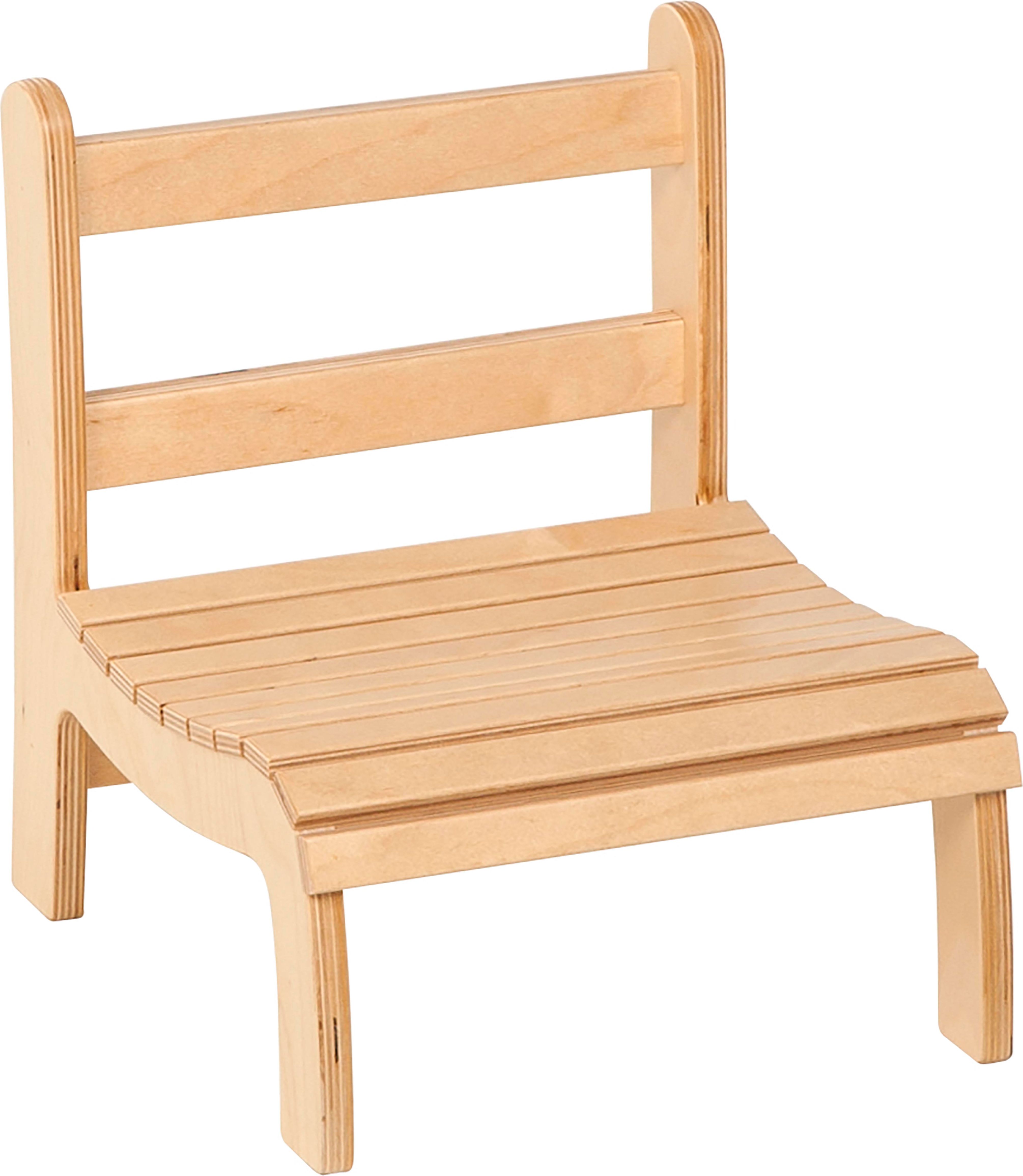 Nienhuis Montessori Slatted Chair: Low (13 cm) - obrázek 1
