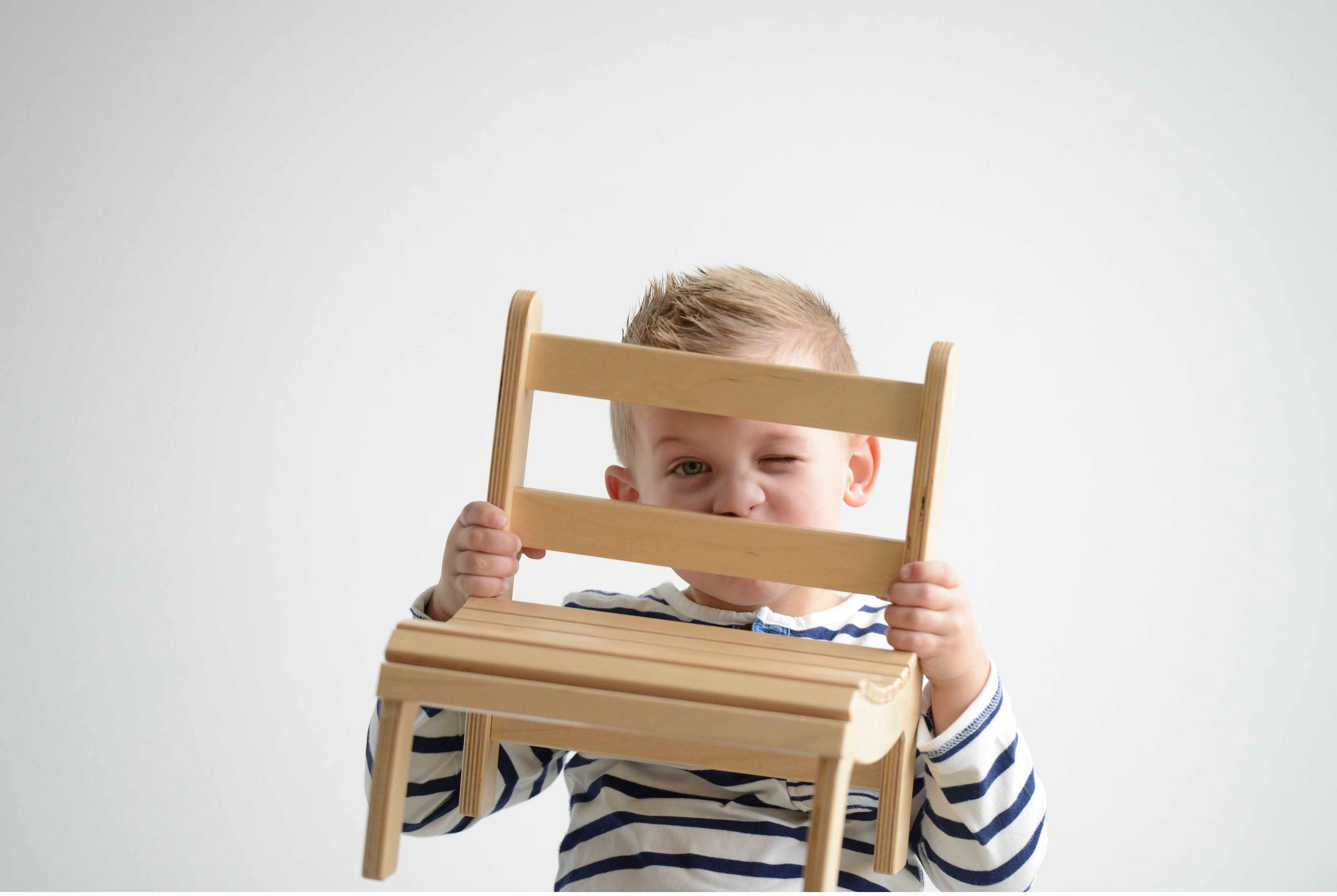 Nienhuis Montessori Slatted Chair: Low (13 cm) - obrázek 2