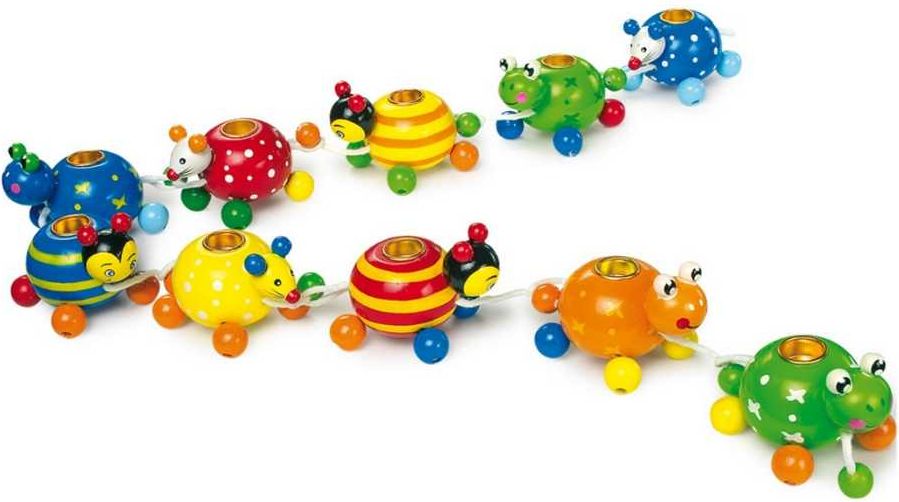 Legler Small Foot Dřevěná narozeninová zvířátka - obrázek 1