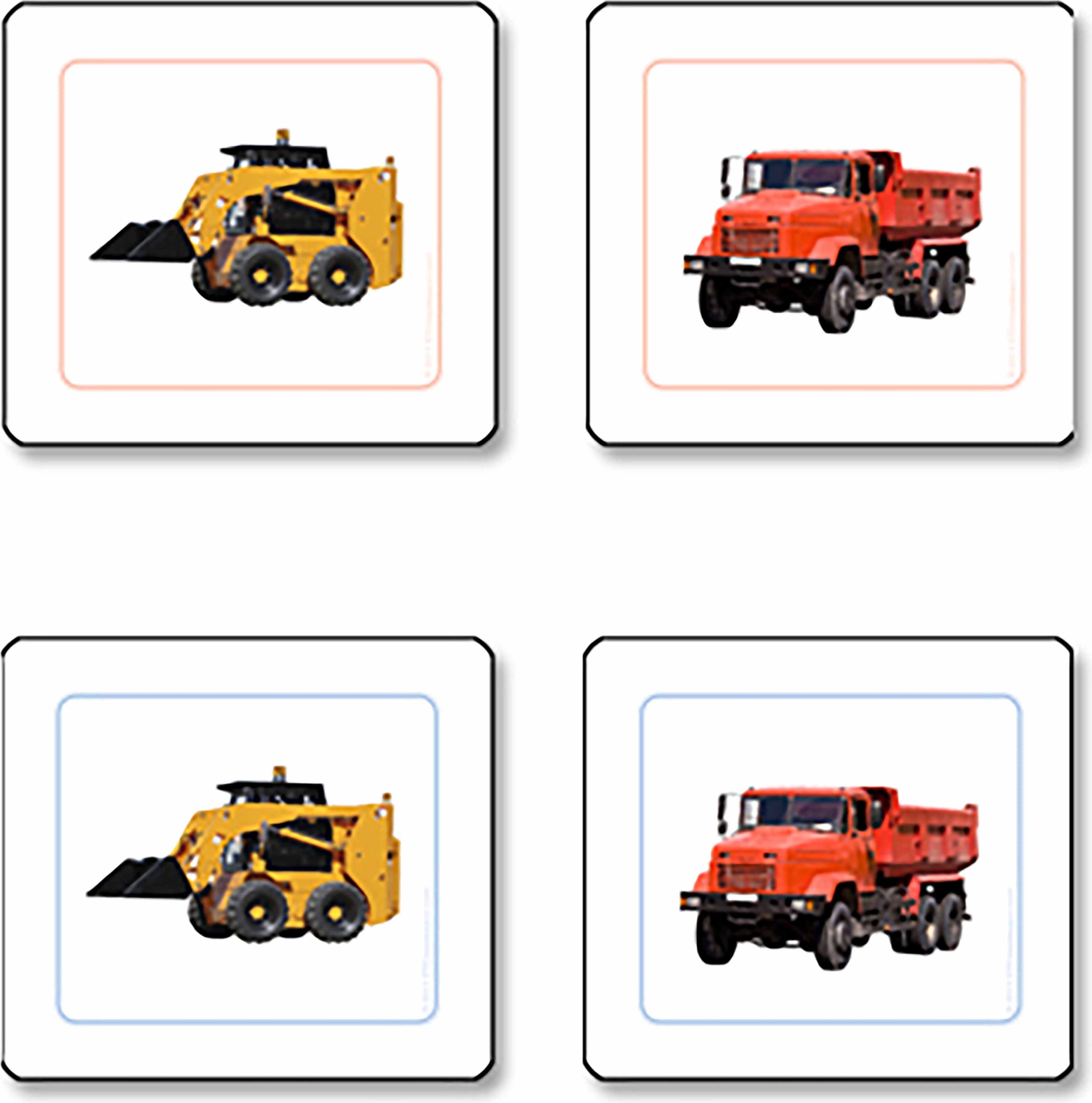 Nienhuis Montessori Construction Equipment Matching Cards - obrázek 1