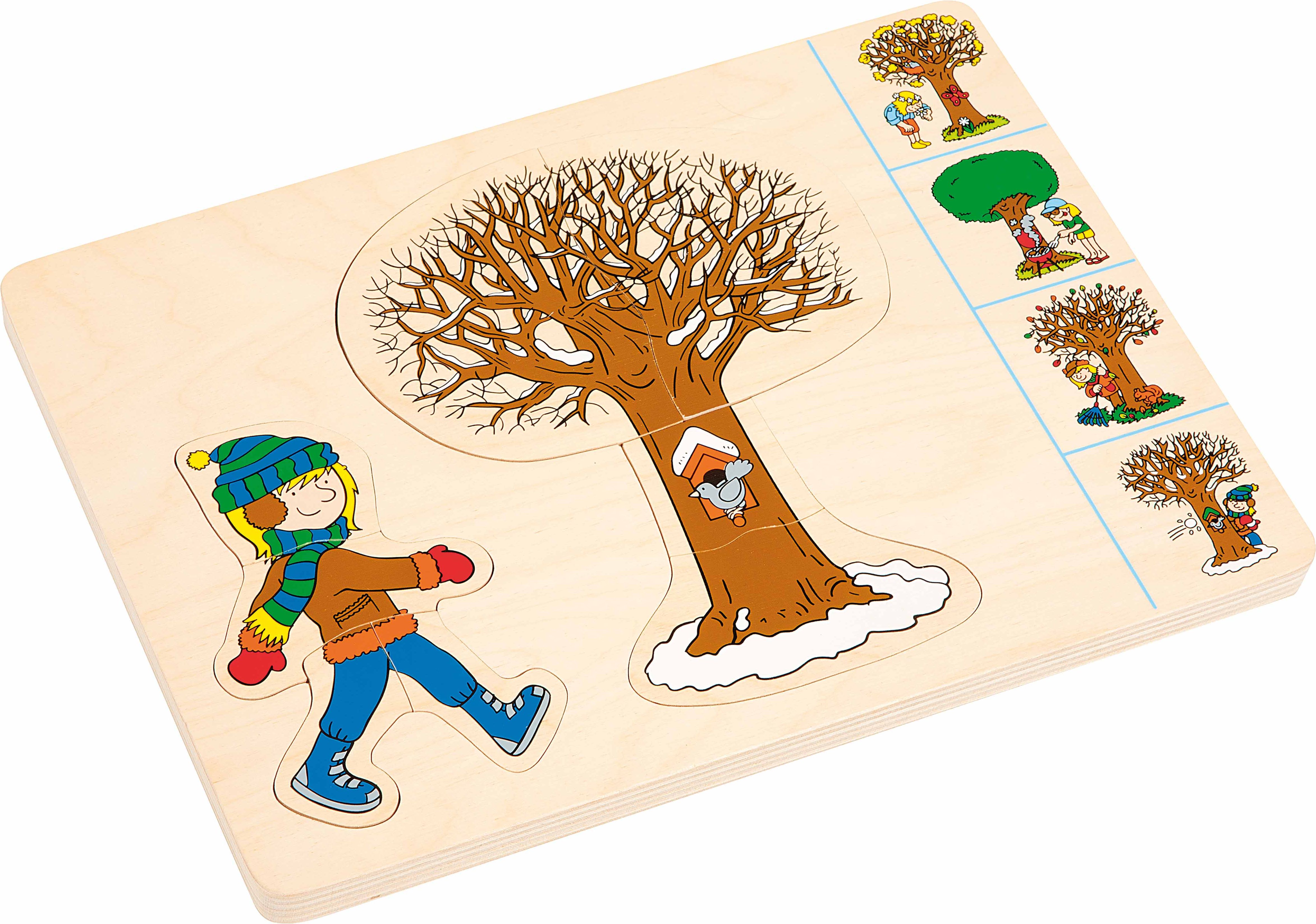 Educo E523227 Seasons puzzle in 4 layers - obrázek 3