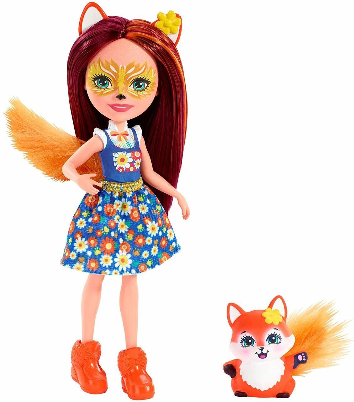Mattel Enchantimals panenka se zvířátkem Panenka se zvířátkem: Felicity Lišková - obrázek 1