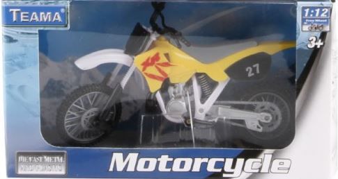 Motocykl 1:12 barv motorky: oranžová - obrázek 2
